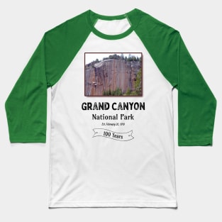 Grand Canyon National Park 100 Year Anniversary Baseball T-Shirt